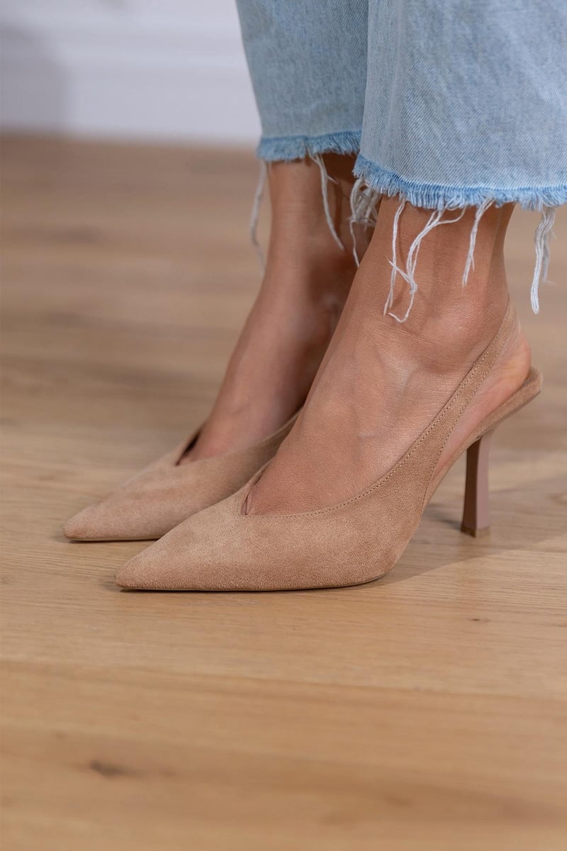 FABIANA | Elegant Stiletto Slingback Heels for a Chic Look