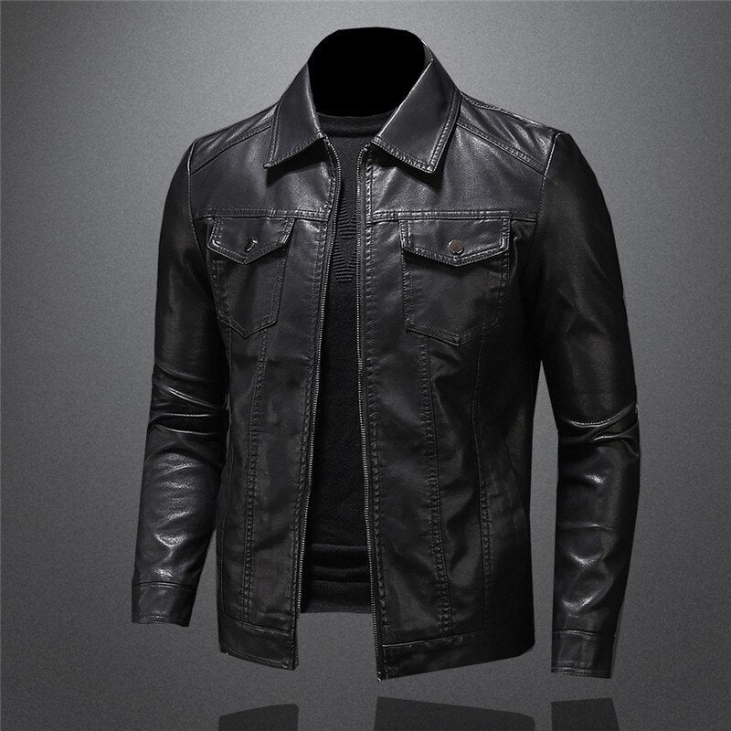 Sonny | Stylish Men's Leather Jacket for a Timeless Look